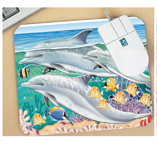Dolphin Mouse Pad - Pipsqueakproductions