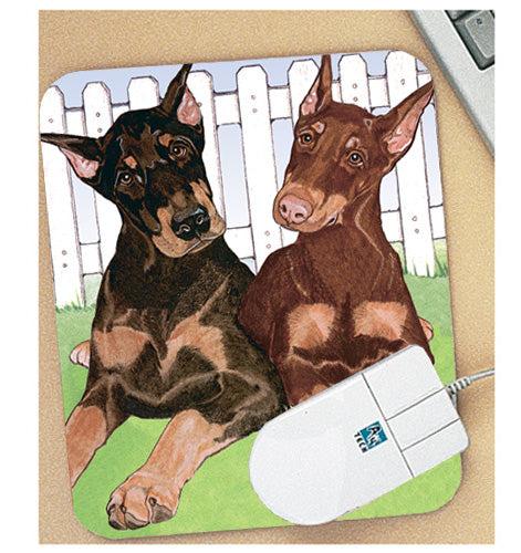 Doberman Mouse Pad - Pipsqueakproductions