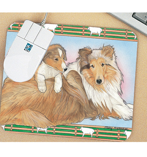 Collie Mouse Pad - Pipsqueakproductions