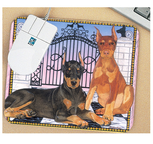 Doberman Mouse Pad - Pipsqueakproductions