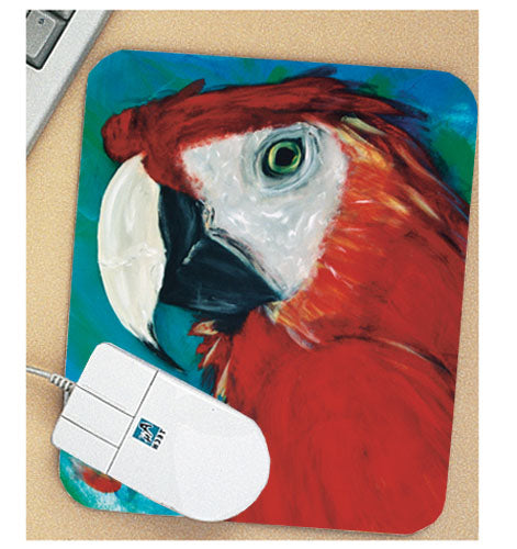 Macaw Mouse Pad - Pipsqueakproductions