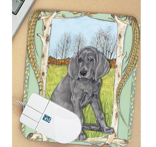 Weimaraner Mouse Pad - Pipsqueakproductions