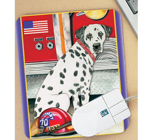 Dalmatian Patriotic Mouse Pad - Pipsqueakproductions