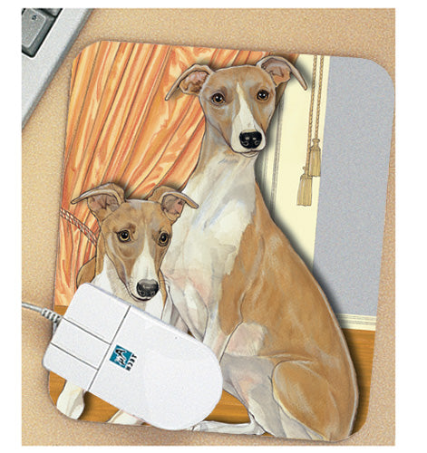 Whippet Mouse Pad - Pipsqueakproductions