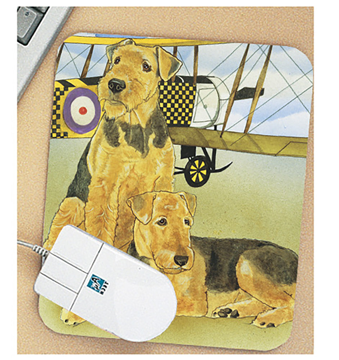 Airedale Mouse Pad - Pipsqueakproductions