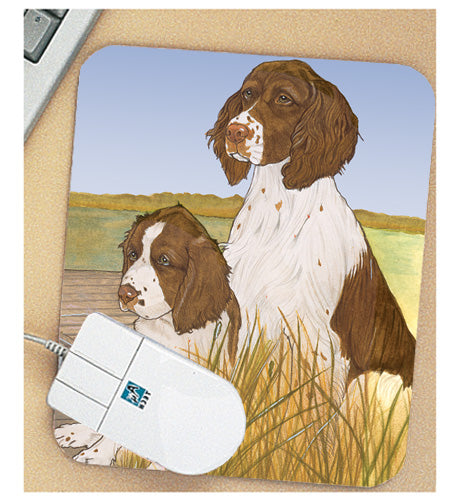 English Springer Mouse Pad - Pipsqueakproductions