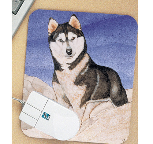 Siberian Husky Mouse Pad - Pipsqueakproductions