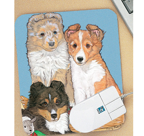 Sheltie Mouse Pad - Pipsqueakproductions