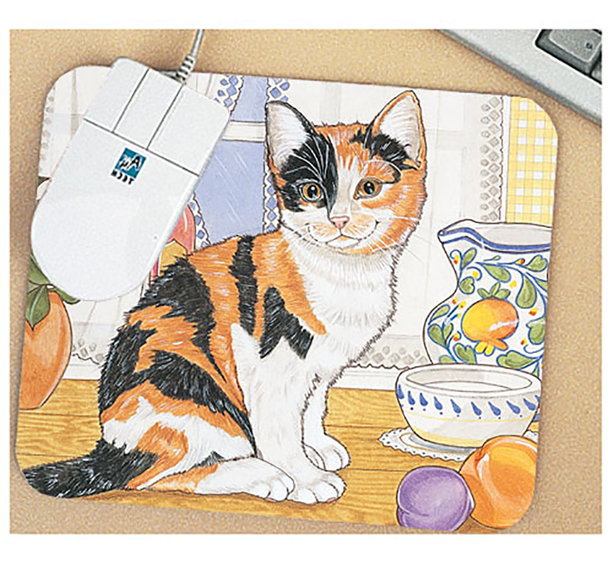 Calico Cat Mouse Pad - Pipsqueakproductions
