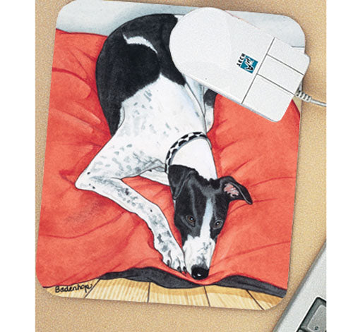 Greyhound Mouse Pad - Pipsqueakproductions