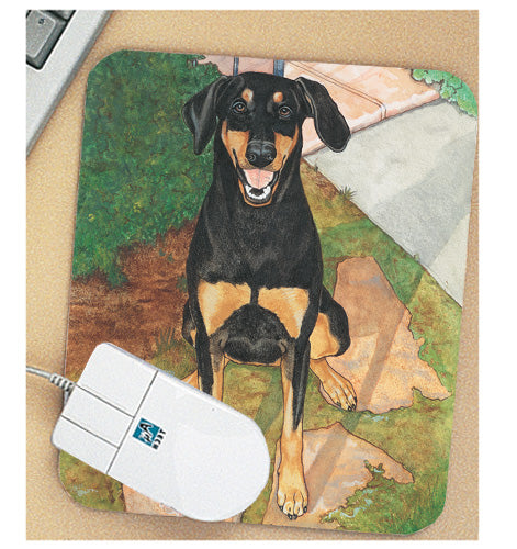 Doberman Mouse Pad - Pipsqueakproductions