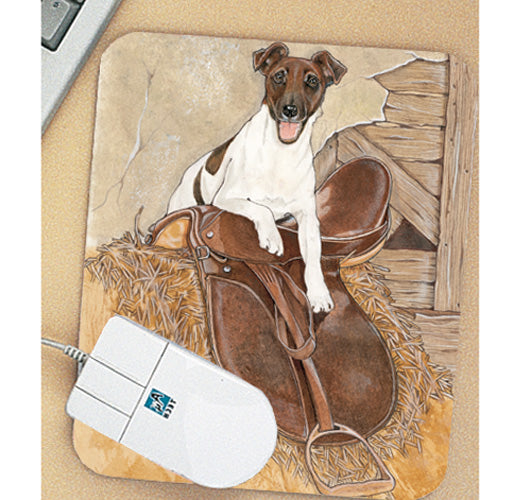 Fox Terrier Smooth Mouse Pad - Pipsqueakproductions