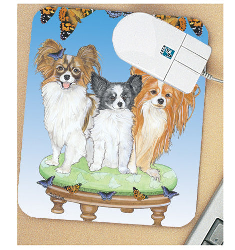 Papillon Mouse Pad - Pipsqueakproductions