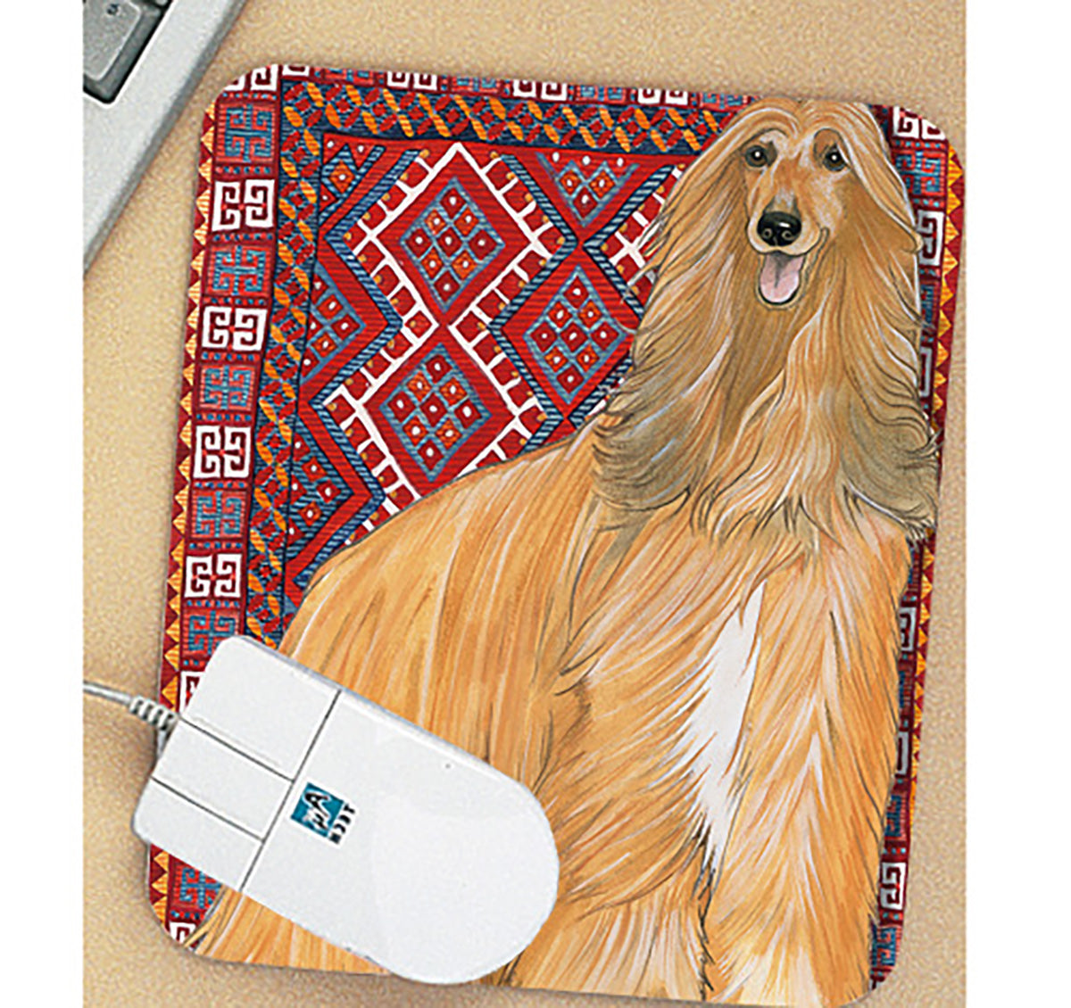 Afghan Hound Mouse Pad - Pipsqueakproductions