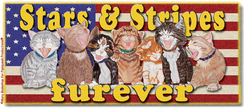 Cats Patriotic Ceramic Coffee Mug Tea Cup 15 oz - Pipsqueakproductions