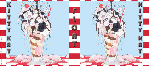 Cat Black and White Ice Cream Float Cat Ceramic Coffee Mug Tea Cup 15 oz - Pipsqueakproductions