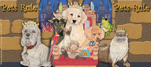 Dog, Cat with other Pet Ceramic Coffee Mug Tea Cup 15 oz - Pipsqueakproductions