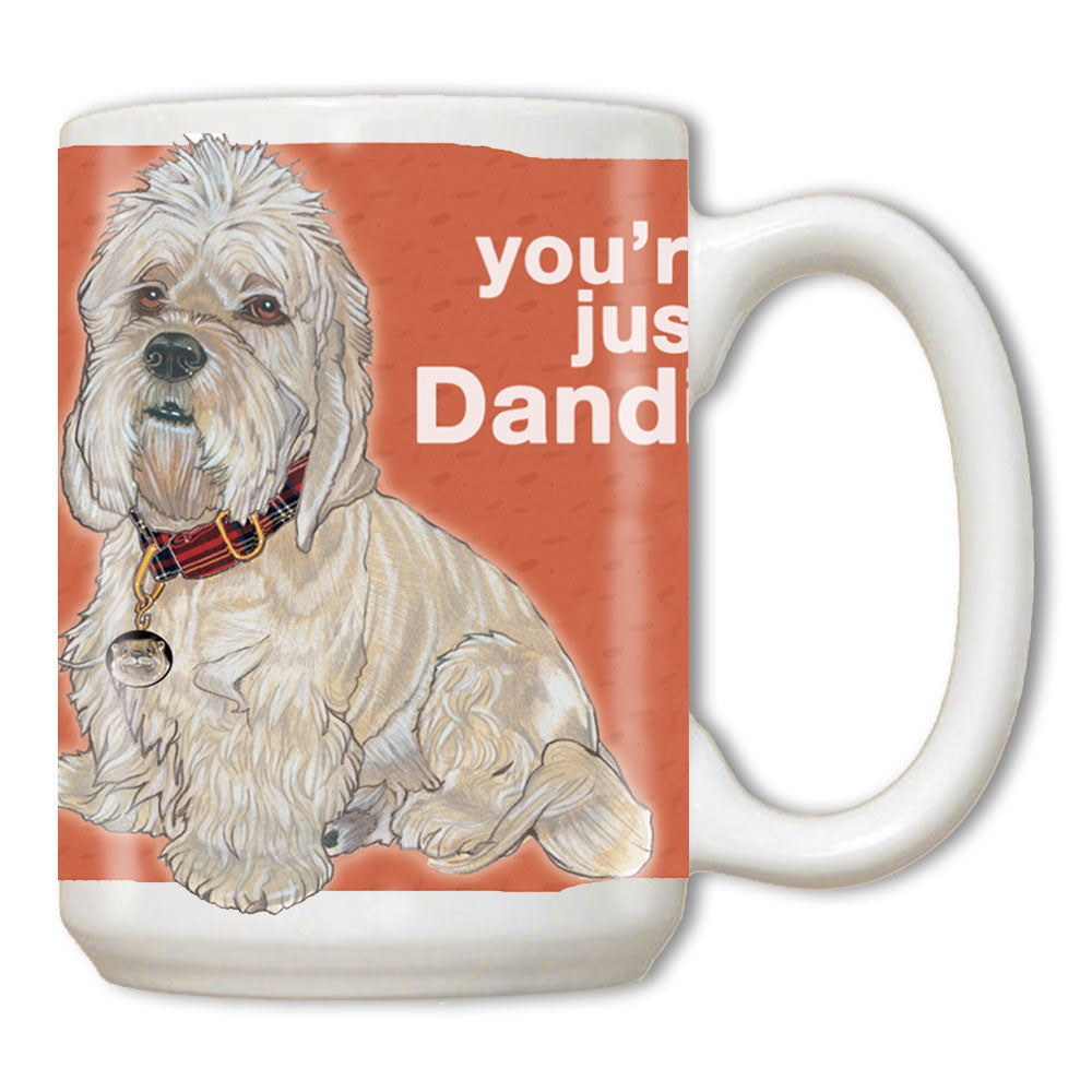 Dandie Dinmont Ceramic Coffee Mug Tea Cup 15 oz - Pipsqueakproductions