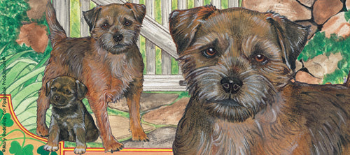 Border Terrier Ceramic Coffee Mug Tea Cup 15 oz - Pipsqueakproductions