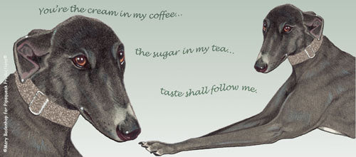 Greyhound Ceramic Coffee Mug Tea Cup 15 oz - Pipsqueakproductions