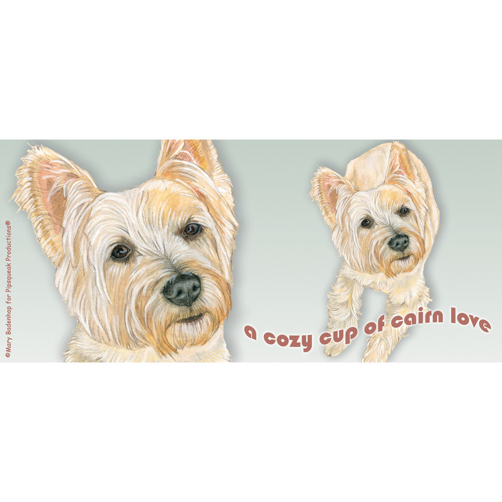 Cairn Terrier Ceramic Coffee Mug Tea Cup 15 oz - Pipsqueakproductions