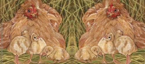 Chicken Buff Orpington Ceramic Coffee Mug Tea Cup 15 oz - Pipsqueakproductions