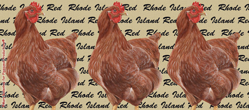 Chicken Rhode Island Red Ceramic Coffee Mug Tea Cup 15 oz - Pipsqueakproductions