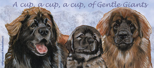 Leonberger Ceramic Coffee Mug Tea Cup 15 oz - Pipsqueakproductions