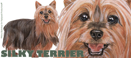 Silky Terrier Ceramic Coffee Mug Tea Cup 15 oz - Pipsqueakproductions