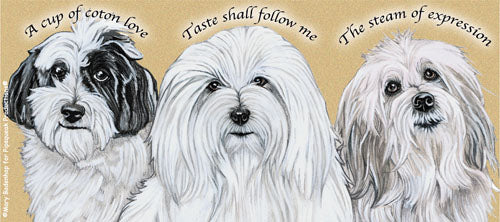 Coton de Tulear Ceramic Coffee Mug Tea Cup 15 oz - Pipsqueakproductions