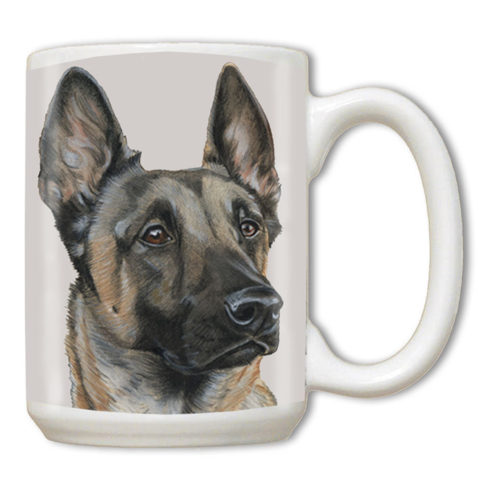 Belgian Malinois Ceramic Coffee Mug Tea Cup 15 oz