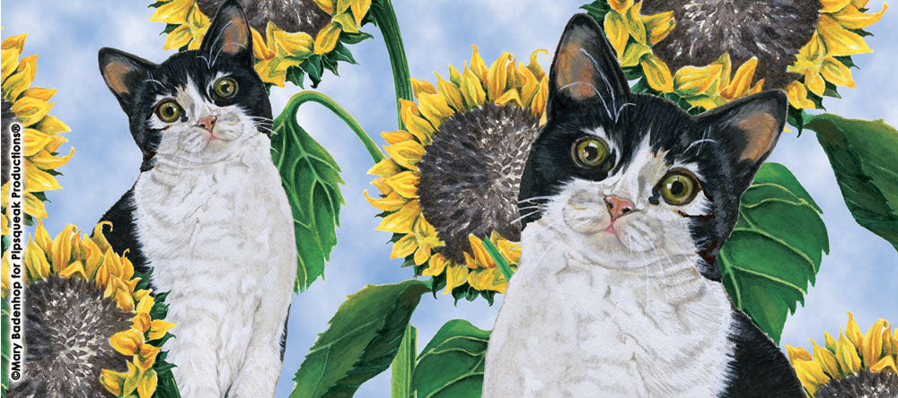 Cat Black and White Tuxedo, Ceramic Coffee Mug Tea Cup 15 oz 