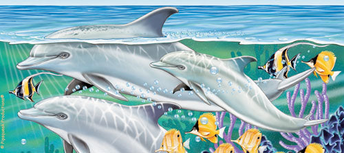 Dolphin Ceramic Coffee Mug Tea Cup 15 oz - Pipsqueakproductions