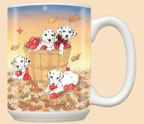Dalmatian Ceramic Coffee Mug Tea Cup 15 oz - Pipsqueakproductions