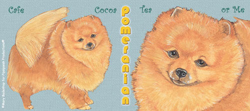 Pomeranian Ceramic Coffee Mug Tea Cup 15 oz - Pipsqueakproductions