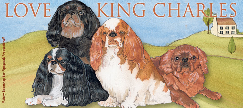 English Toy Spaniel Ceramic Coffee Mug Tea Cup 15 oz - Pipsqueakproductions