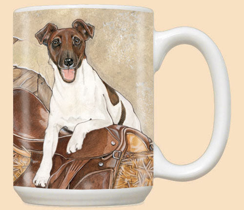 Fox Terrier Smooth Ceramic Coffee Mug Tea Cup 15 oz - Pipsqueakproductions