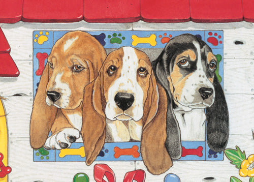 Basset Hound Birthday Card 5 x 7 with Envelope - Pipsqueakproductions