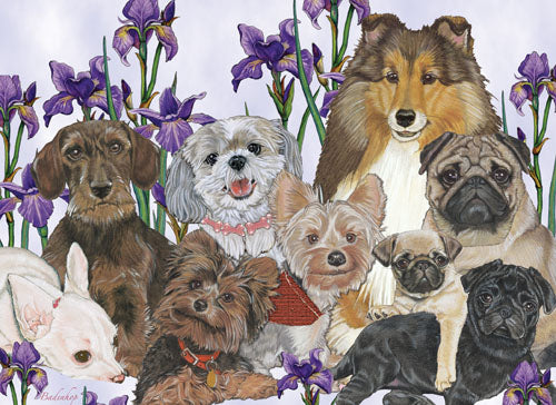 Dog Group Blank Note Cards Boxed - Pipsqueakproductions