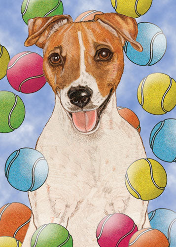 Jack Russell Birthday Card 5 x 7 with Envelope - Pipsqueakproductions