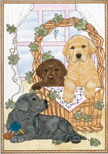 Labrador Retriever Blank Note Card - Pipsqueakproductions