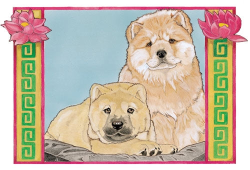 Chow Blank Note Card - Pipsqueakproductions