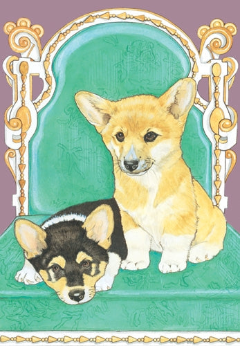 Corgi Welsh Pembroke Blank Note Card - Pipsqueakproductions