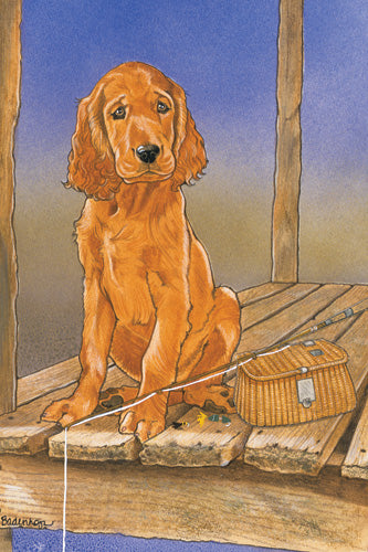 Irish Setter Dog Birthday Card 5 x 7 with Envelope - Pipsqueakproductions