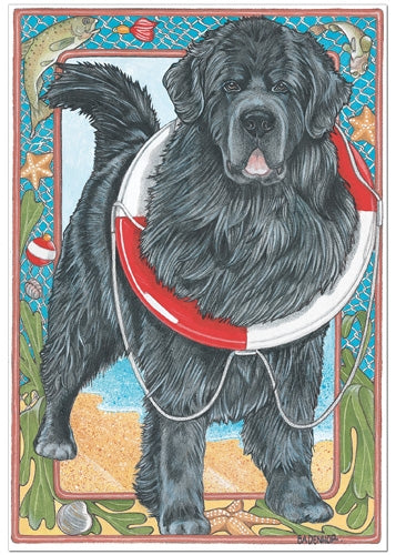 Newfoundland Blank Note Card - Pipsqueakproductions