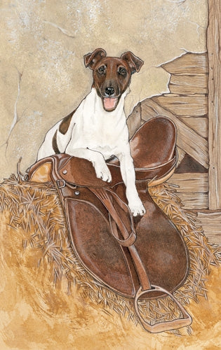 Fox Terrier Smooth Blank Note Card - Pipsqueakproductions