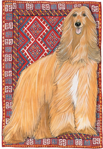 Afghan Hound Blank Note Card - Pipsqueakproductions