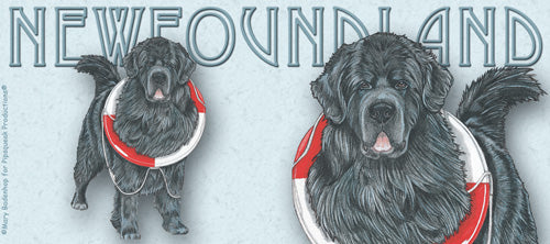 Newfoundland Newfie Dog Ceramic Coffee Mug Tea Cup 15 oz - Pipsqueakproductions