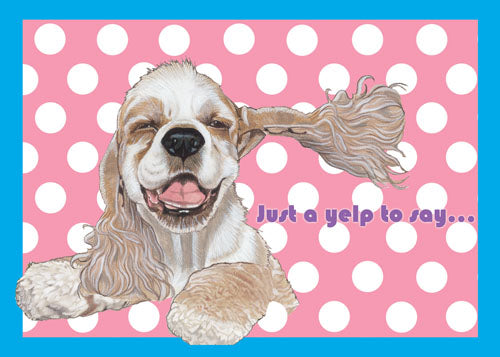 Cocker Spaniel Small Blank Note Cards Boxed - Pipsqueakproductions