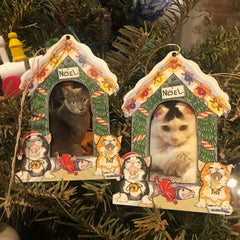 Mini Wooden Pet Ornaments (Dog, Cat, Ferret)